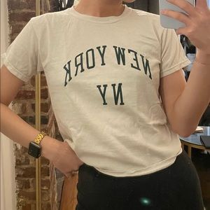 Brandy Melville New York Cropped Tee